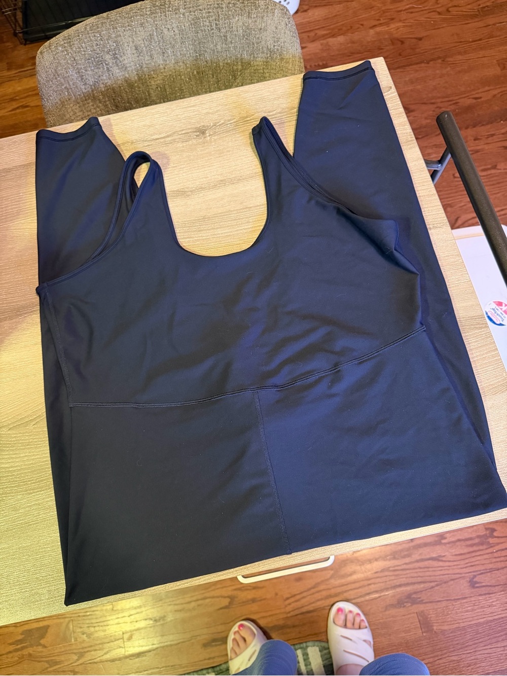 Old Navy Navy Scoop-Neck Jumpsuit